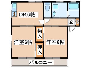 ライト大向の物件間取画像